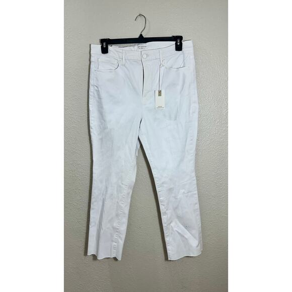 Good American Pants - Good American Good Legs Straight White Denim Jeans — Women’s